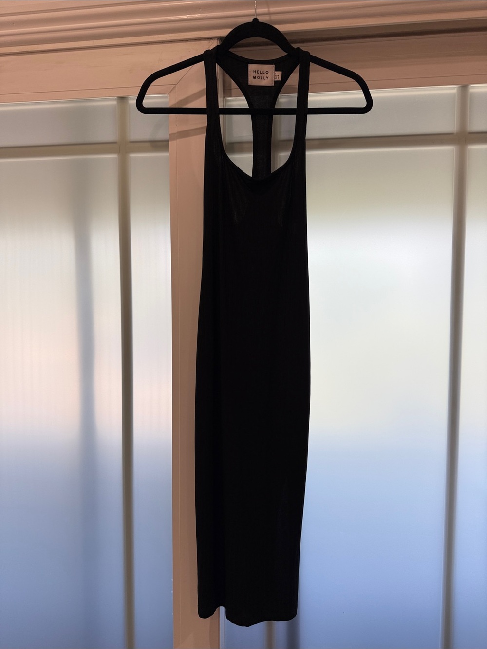 Hello Molly Black Ribbed Racerback Dress - Picture 5 of 10
